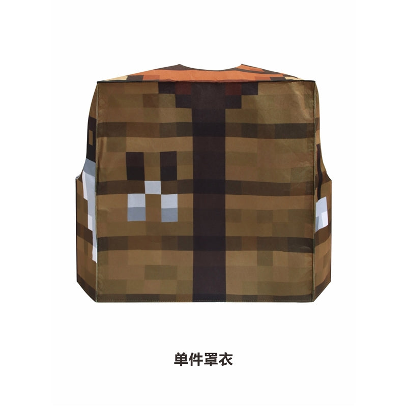 Minecraft Steve Cosplay Costume For Kids Halloween Stage Performance