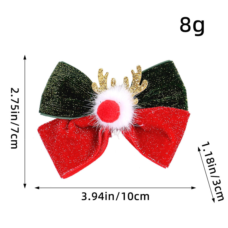 3D Christmas Deer Antler Hair Clip