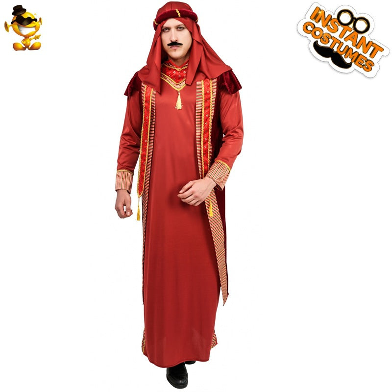 Halloween Adult Male Elder Costume For Stage Performance