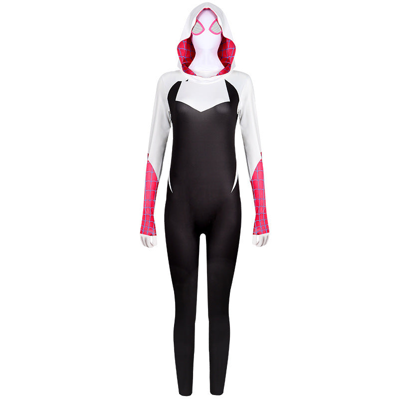 Spider-Gwen Cosplay Suit For Kids And Adults