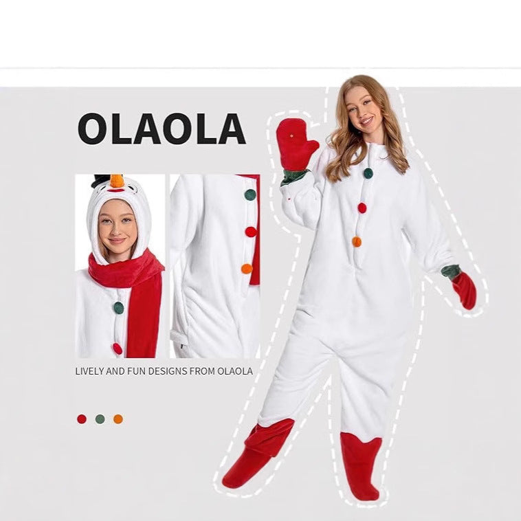 Adult Christmas Costume Santa Reindeer Gingerbread Snowman Cosplay