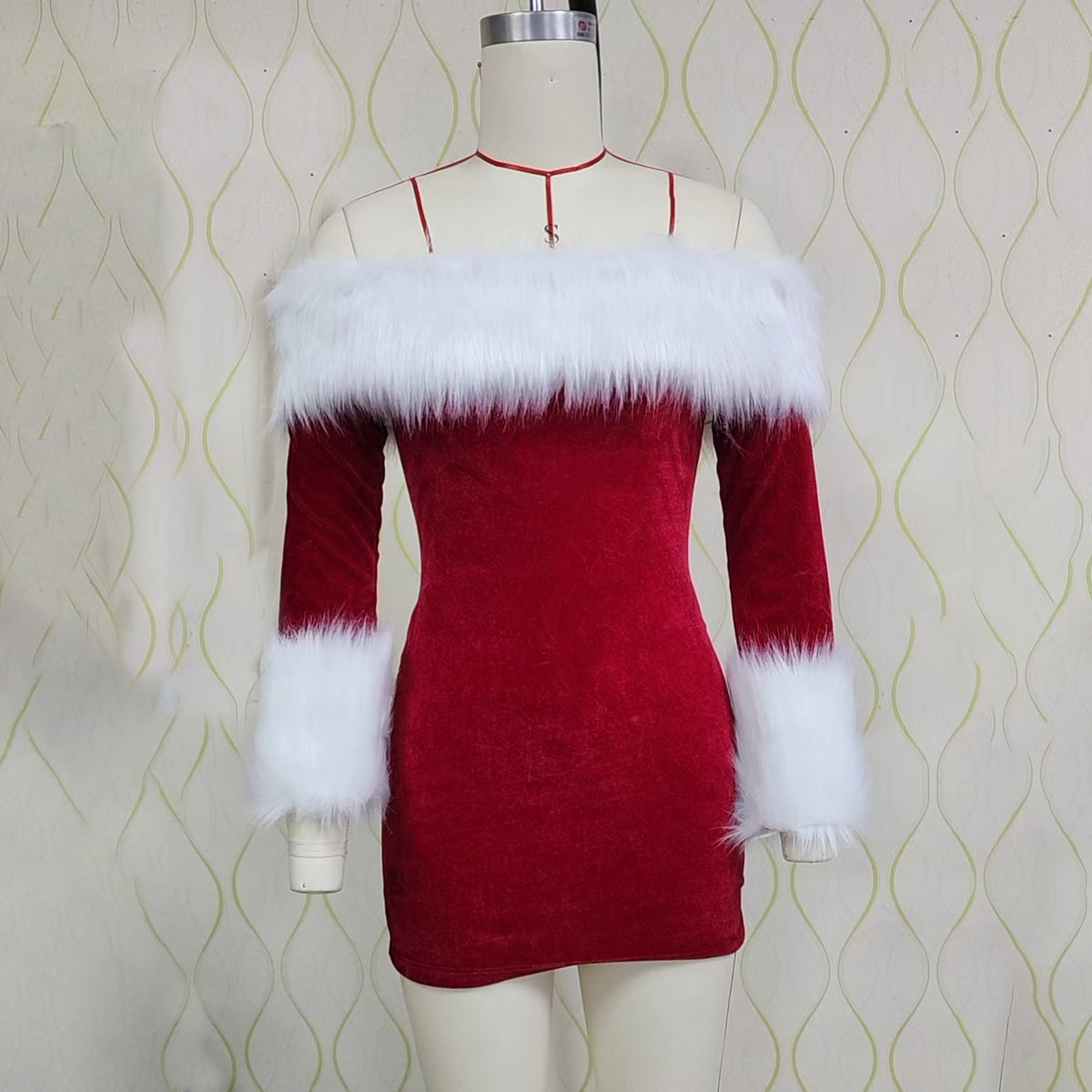 Christmas Costume Women's Dress S-XXL Long Sleeve