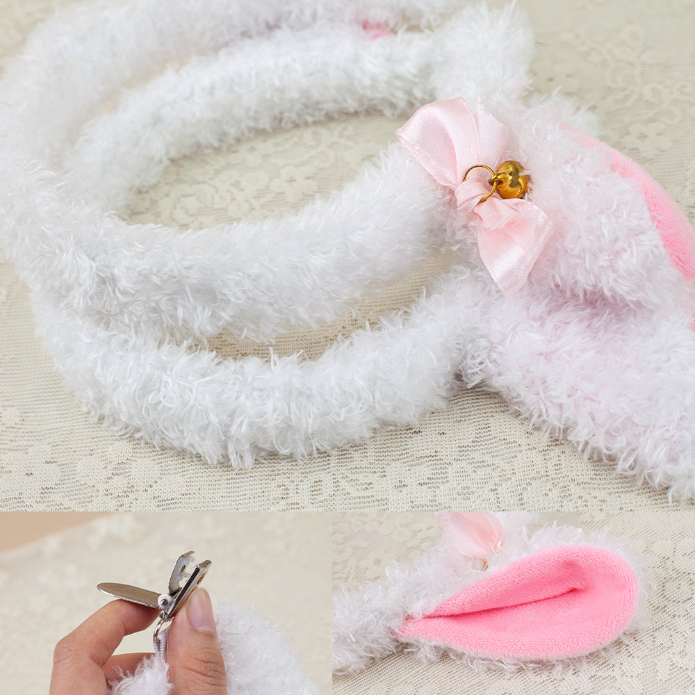 Wholesale Fluffy Lamb Ear Headband For Halloween Animal Costume