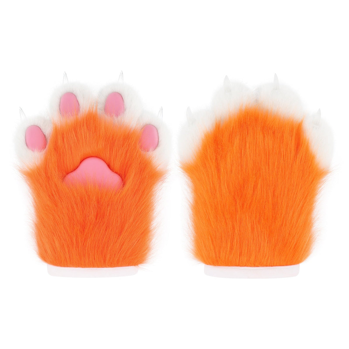 Fursuit Parts Plush Cat Paw Fox Gloves Cosplay Resin Nails In Stock