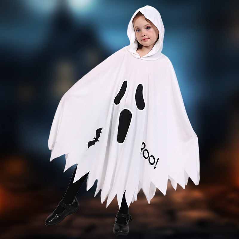 Glow-In-The-Dark Ghost Costume For Kids Halloween Party