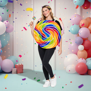 Adult Candy Cosplay Costume For Halloween Role Play