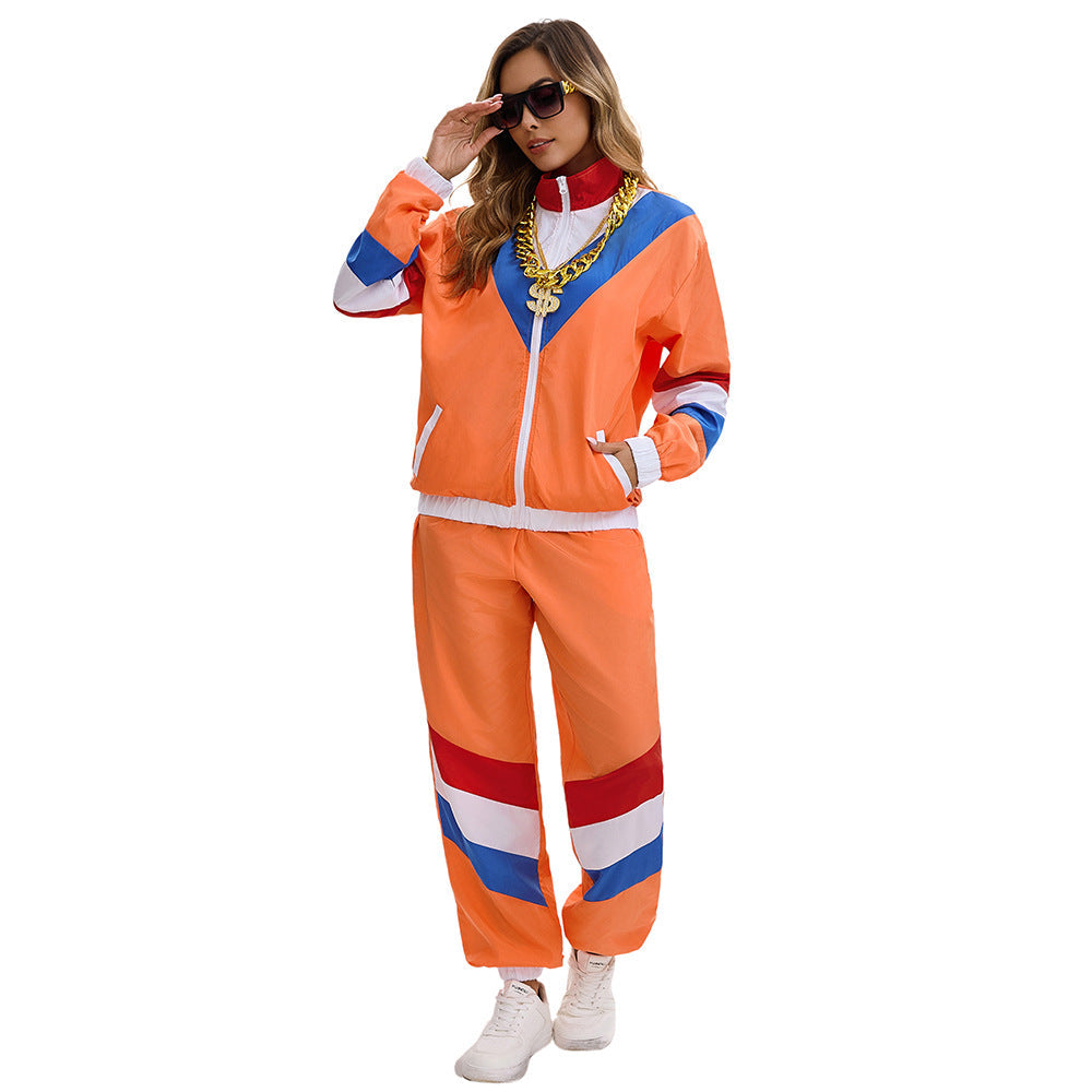 80S Disco Retro Costume For Halloween Party Stage Performance