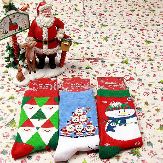 Cartoon Pattern Christmas Stocking