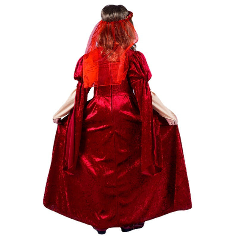 Medieval Renaissance Princess Dress For Halloween Cosplay