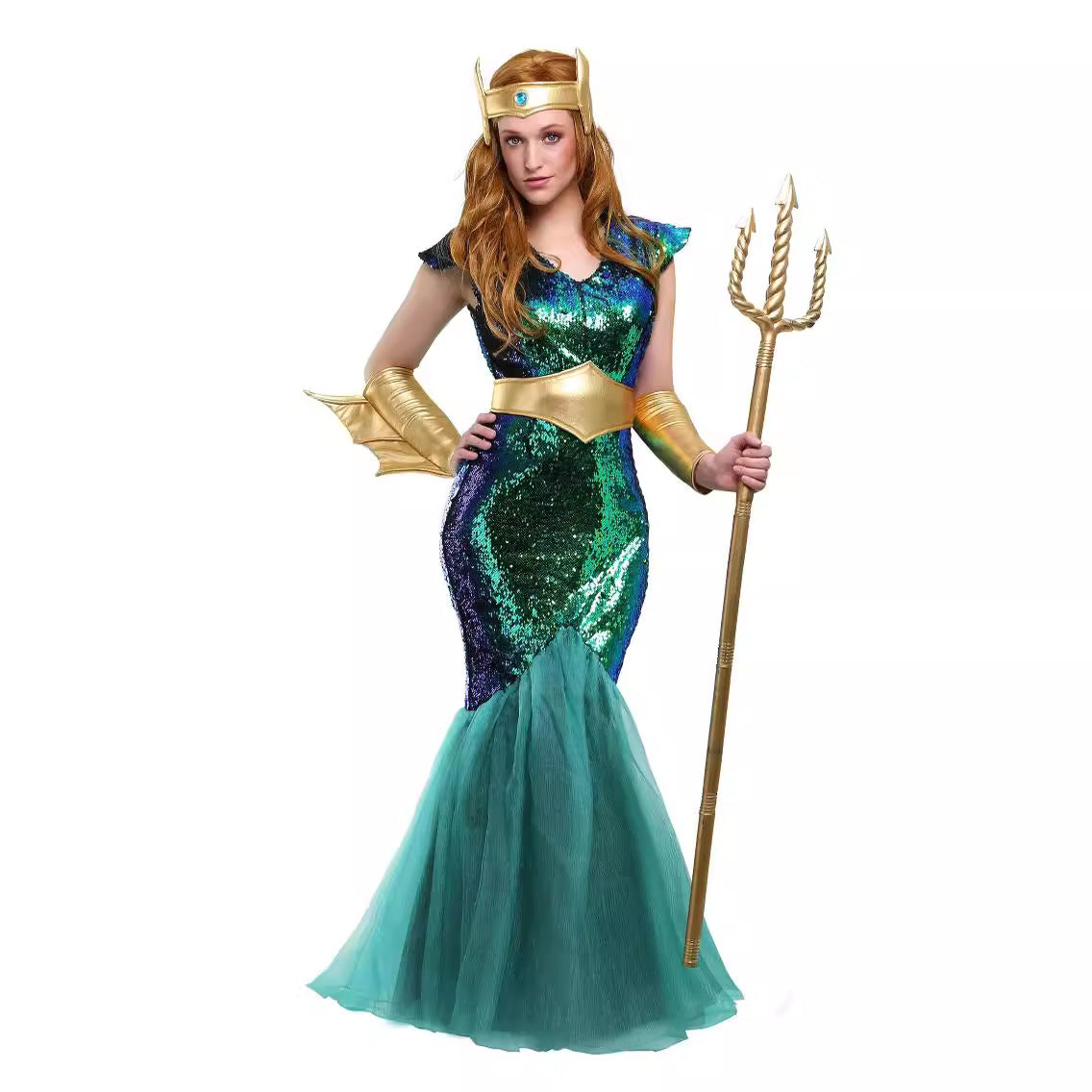 Halloween Costume Adult Couple Aquaman Cleopatra Pharaoh King Queen