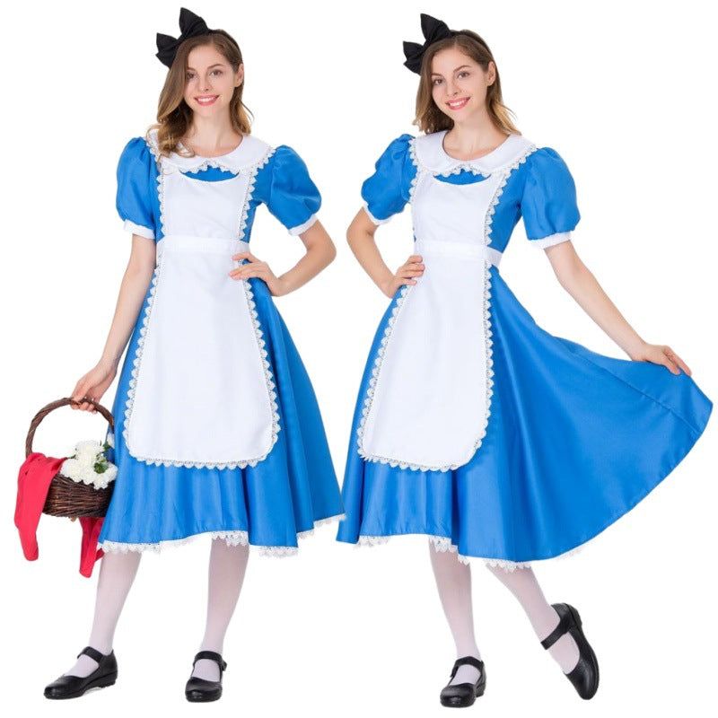 Alice Maid Dress For Halloween Cosplay Stage Performance