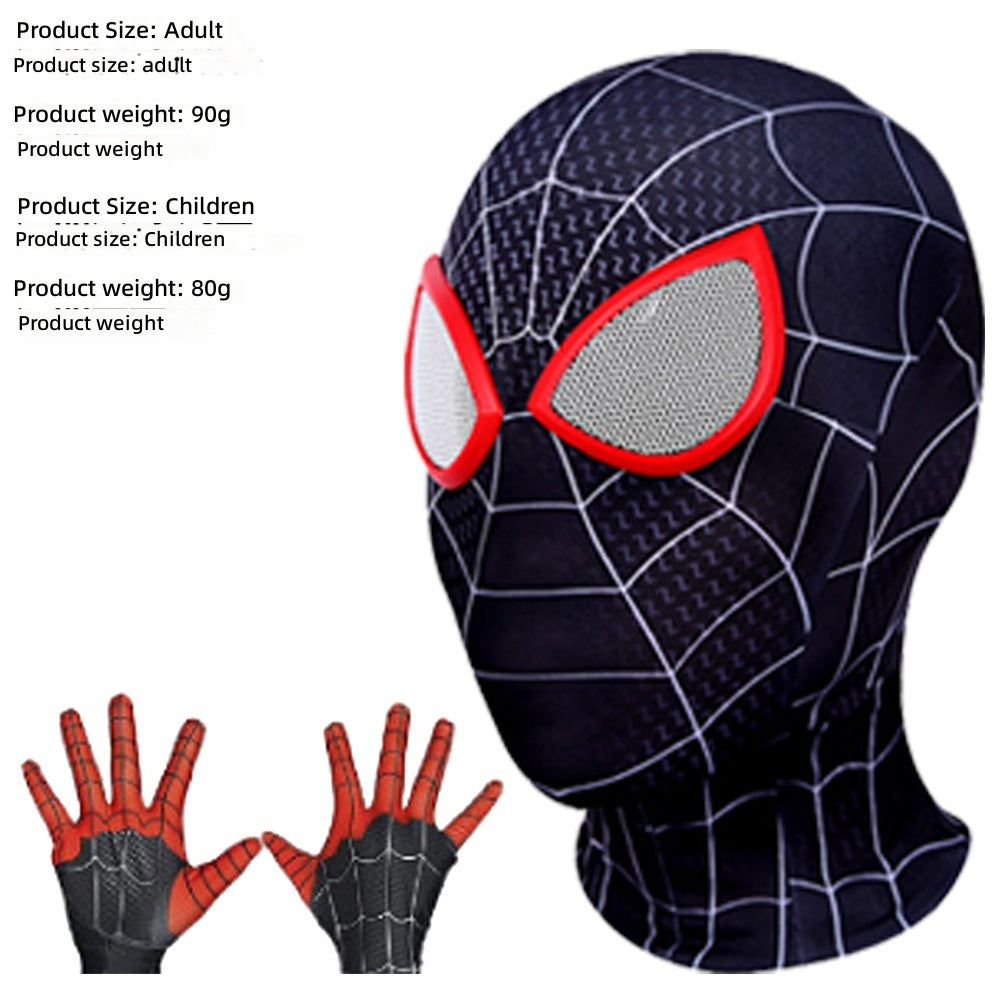Miles Morales Spider-Man Mask Costume Halloween Cosplay