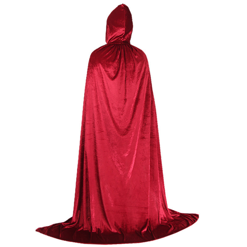 Wholesale Velvet Halloween Cloak For Kids Adults Vampire Reaper Costume