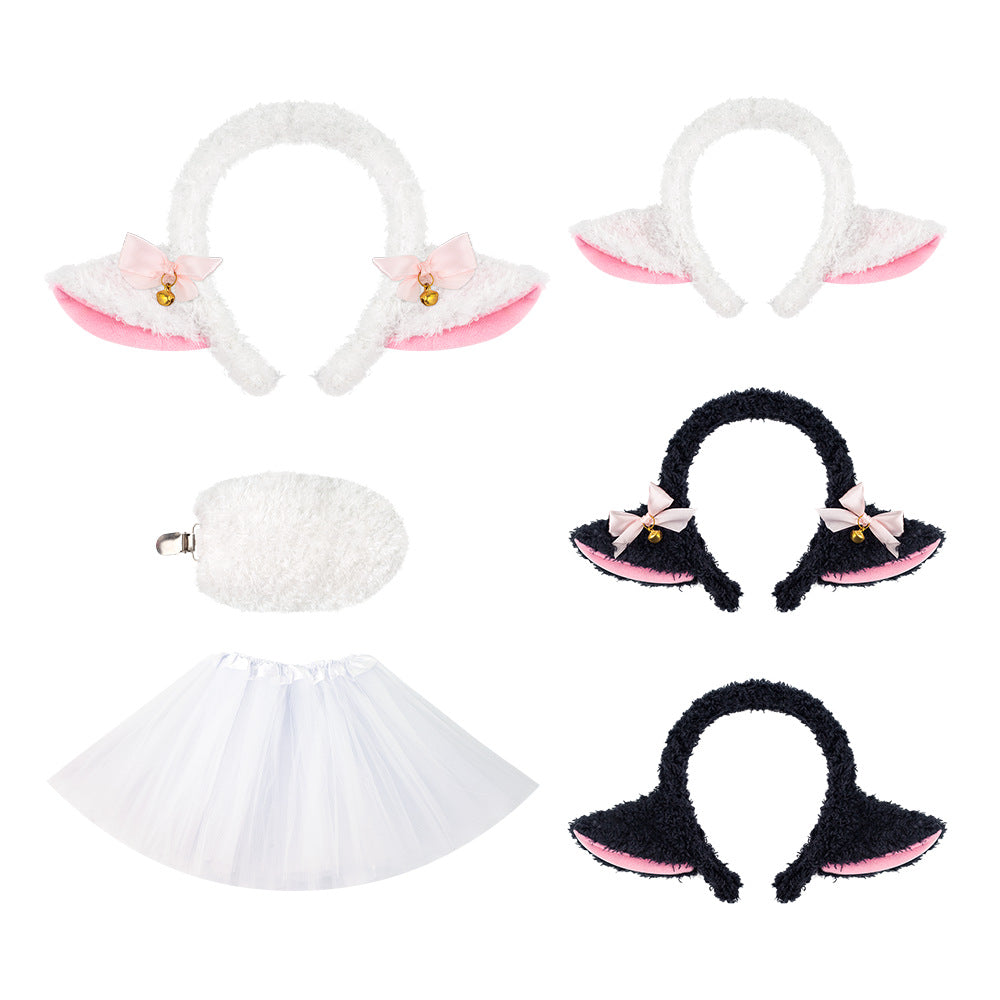 Wholesale Fluffy Lamb Ear Headband For Halloween Animal Costume