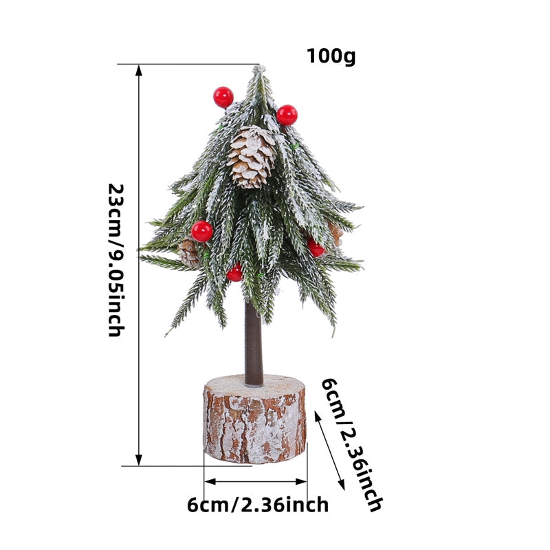 Artificial Red Berry Mini Christmas Tree