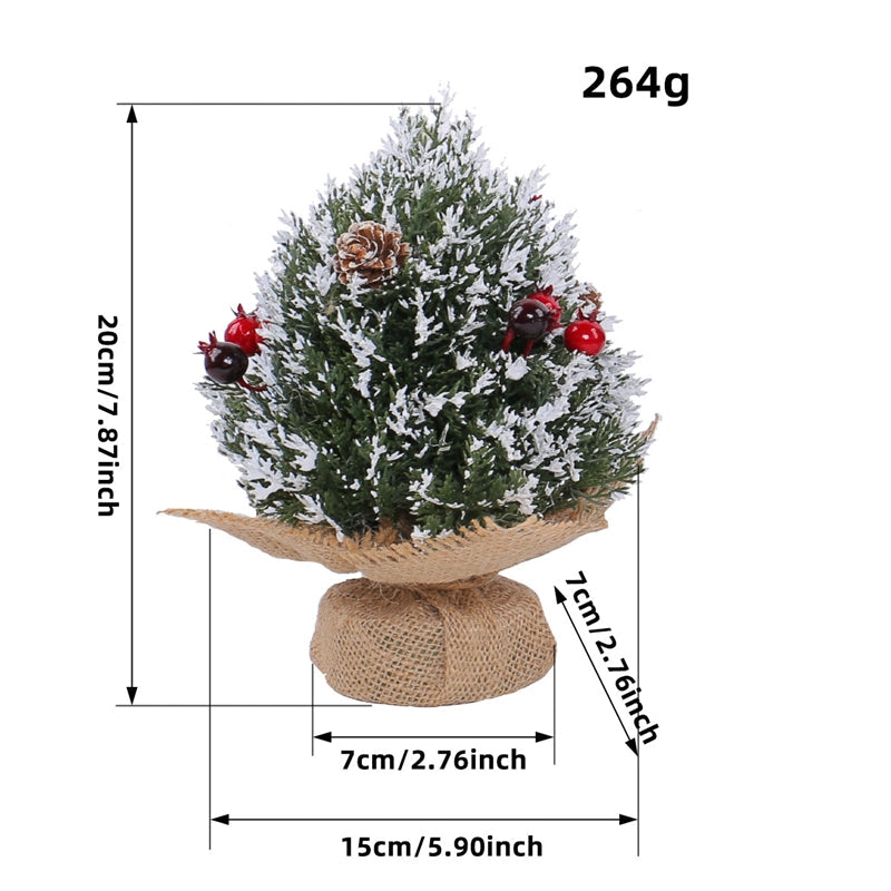 Artificial Red Berry Mini Christmas Tree