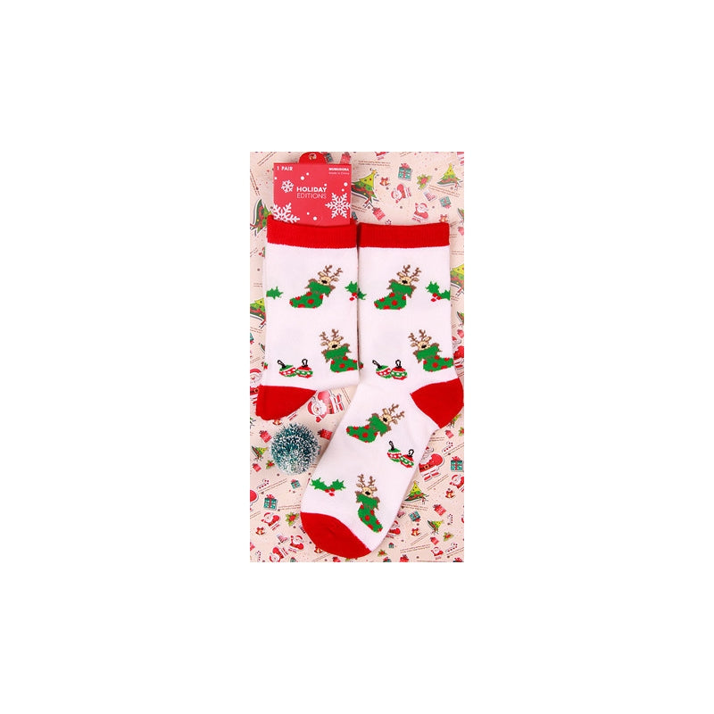 Cartoon Pattern Christmas Stocking
