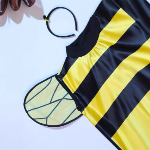 Adult & Kids Bee Insect Costume For Halloween Cosplay