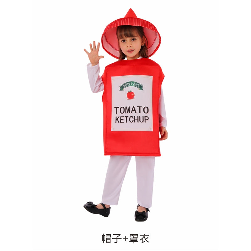 Halloween Kids Costume Role Play Food Cosplay Outfit