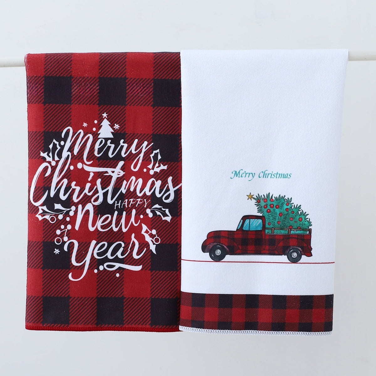 Christmas Clearance Kitchen Tea Towel Dish Cloth Polyester Microfiber