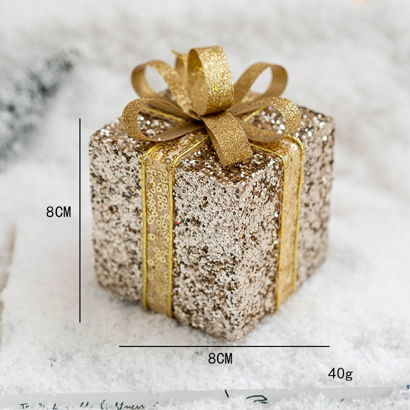Champagne Gold Christmas Gift Box