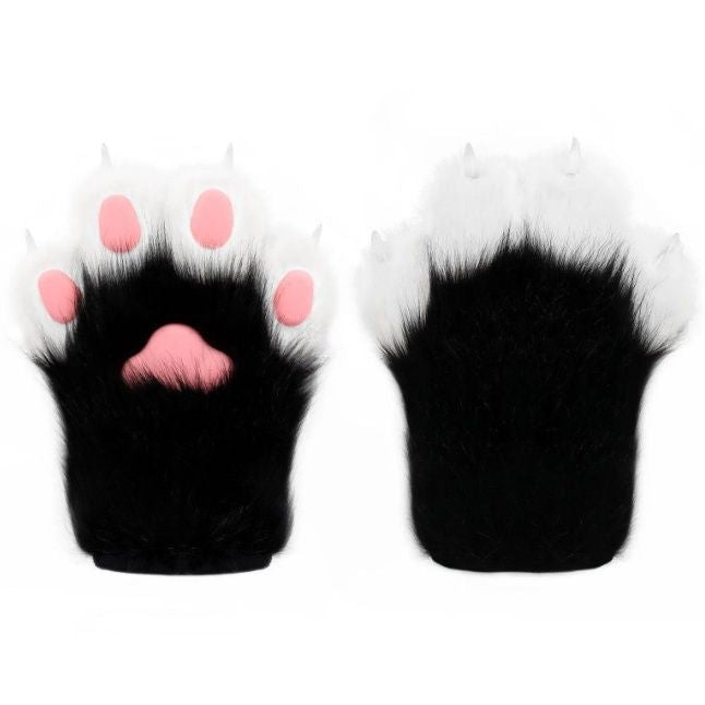 Fursuit Parts Plush Cat Paw Fox Gloves Cosplay Resin Nails In Stock
