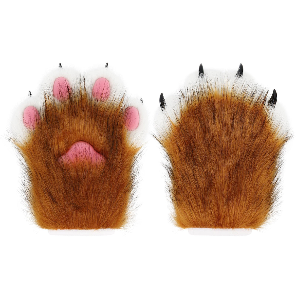 Fursuit Parts Plush Cat Paw Fox Gloves Cosplay Resin Nails In Stock