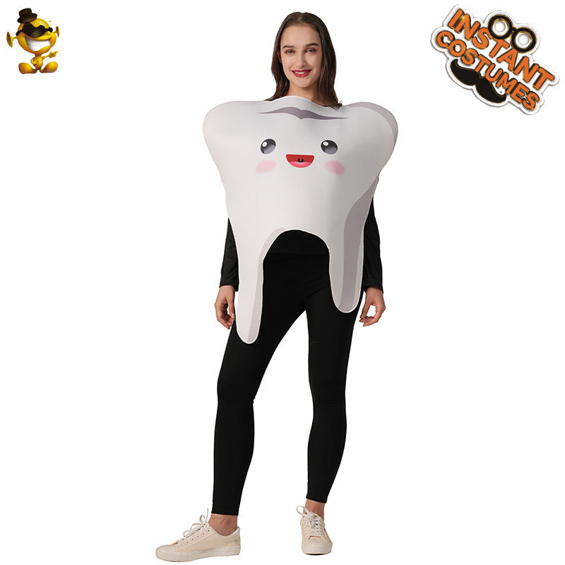 Halloween Adult Couple Teeth Costume Funny Food Role Play