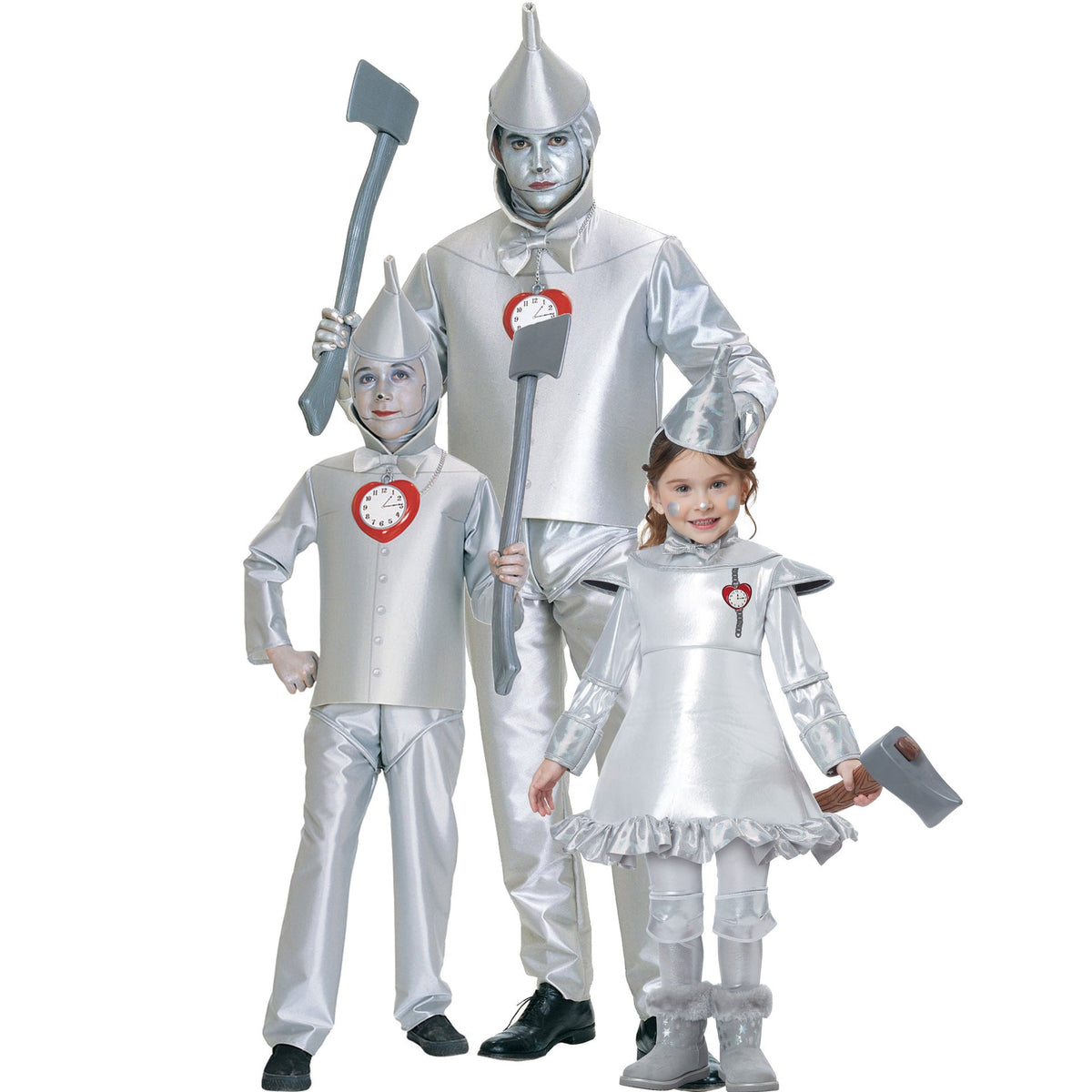 Halloween Costume Family Kids Tin Man Stage Performance
