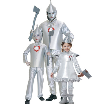 Halloween Costume Family Kids Tin Man Stage Performance