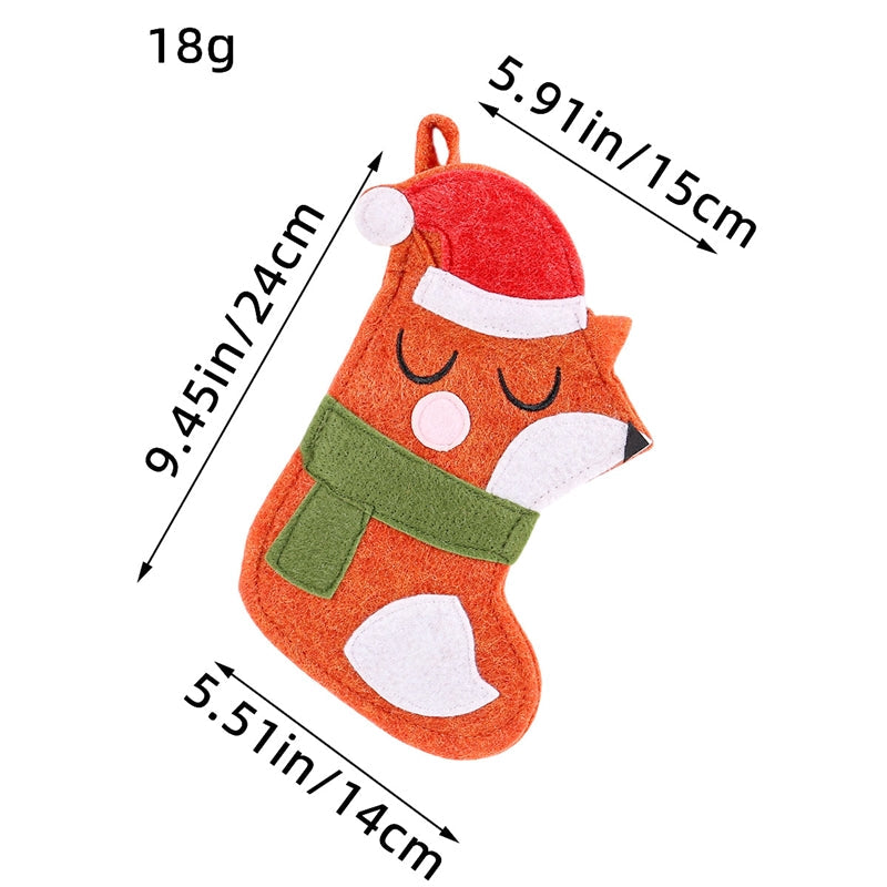 Candy Bag Snowman Deer Christmas Tree