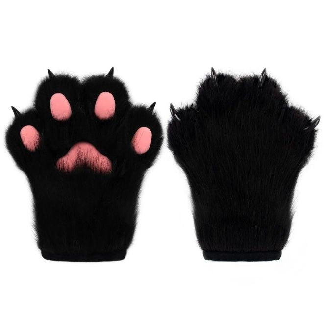 Fursuit Parts Plush Cat Paw Fox Gloves Cosplay Resin Nails In Stock