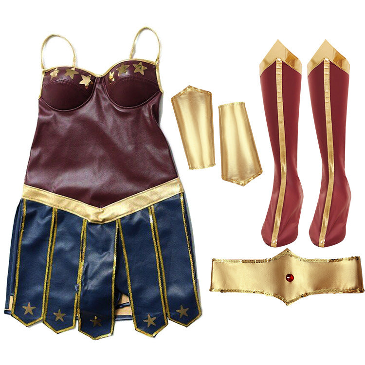 Amazon  Wonder Woman Greek Goddess Halloween Cosplay Costume