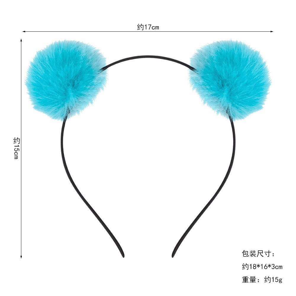 Halloween Plush Animal Headband For Kids Performance