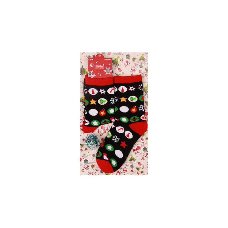 Cartoon Pattern Christmas Stocking