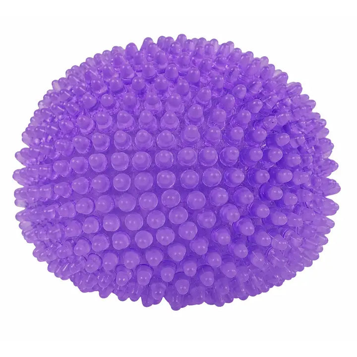 Sugar Gel Squishy Ball 2.5 Inch Spikes Maltose Filled Sensory Toy - Assorted