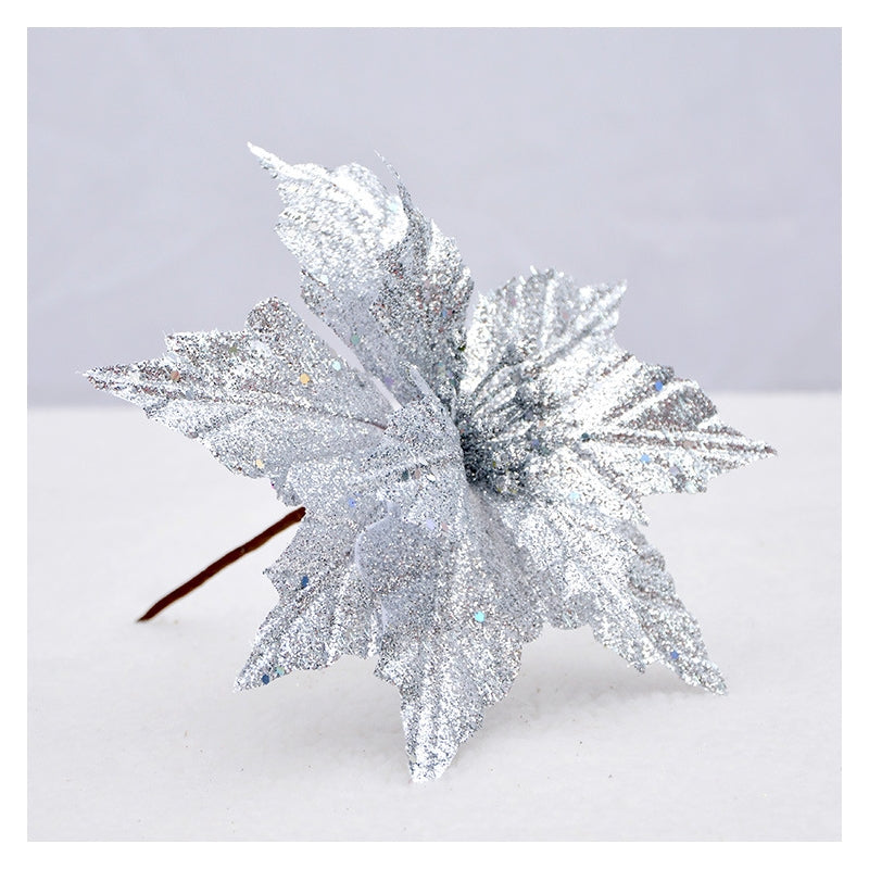 Simulated Christmas Flower Glue Powder
