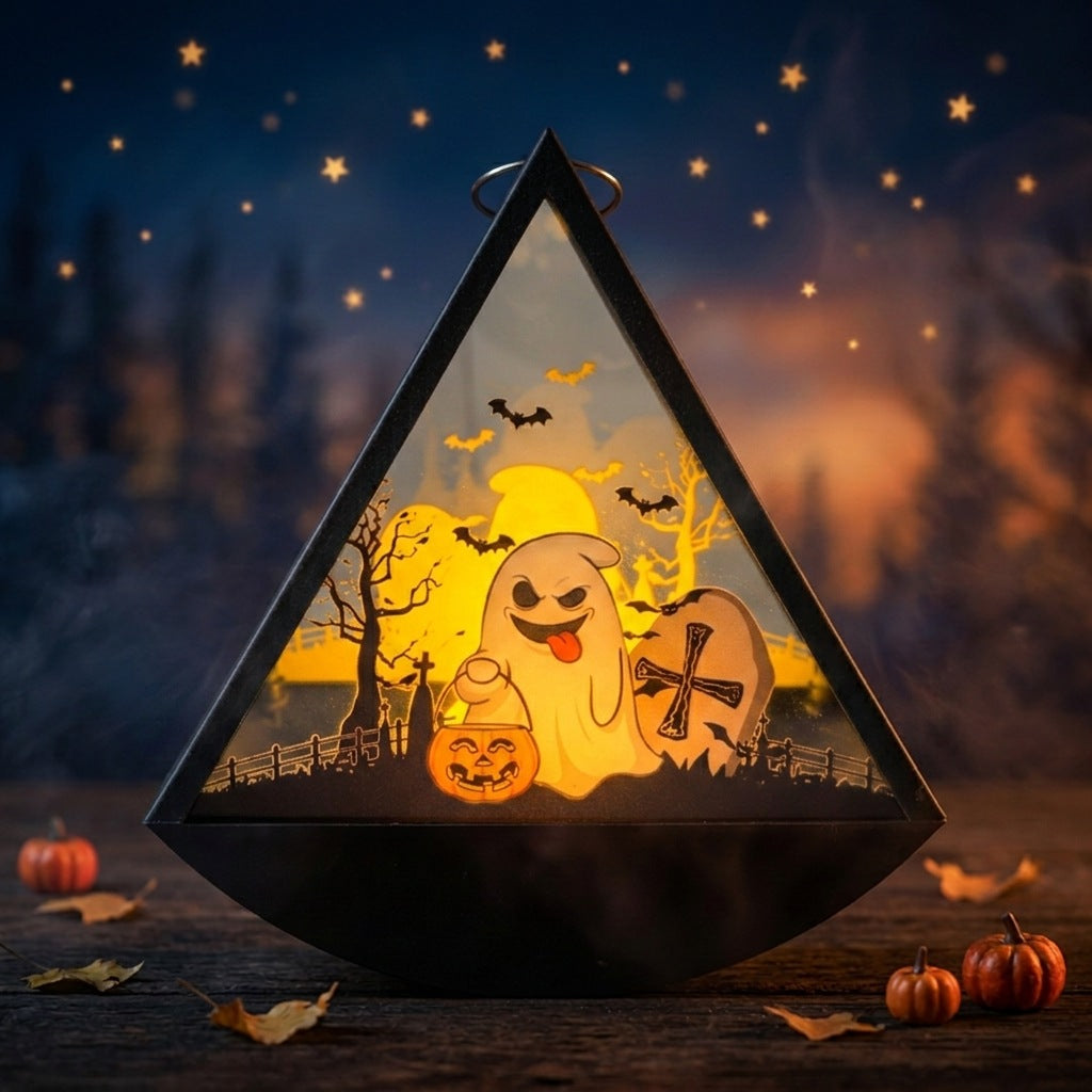 Halloween Decorations Pumpkin Lantern Candle Lamp Party