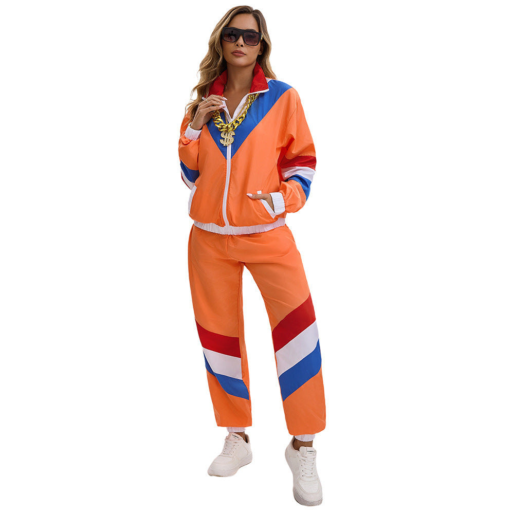 80S Disco Retro Costume For Halloween Party Stage Performance