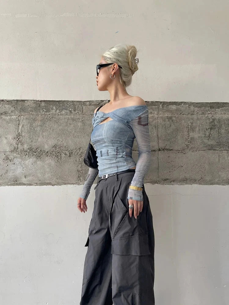Acubi Mesh Top