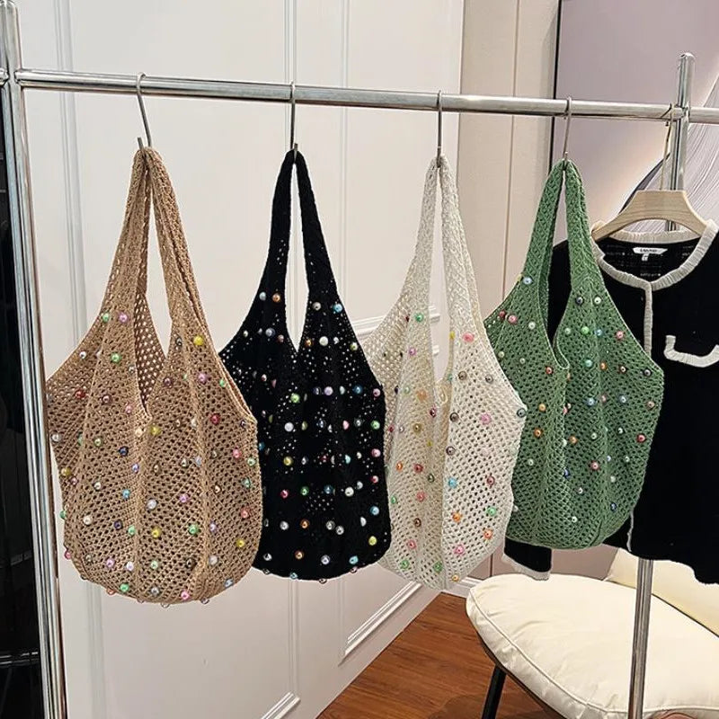 Beaded Crochet Bag
