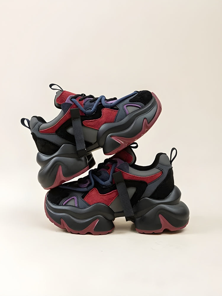 Color Block Platform Sneakers