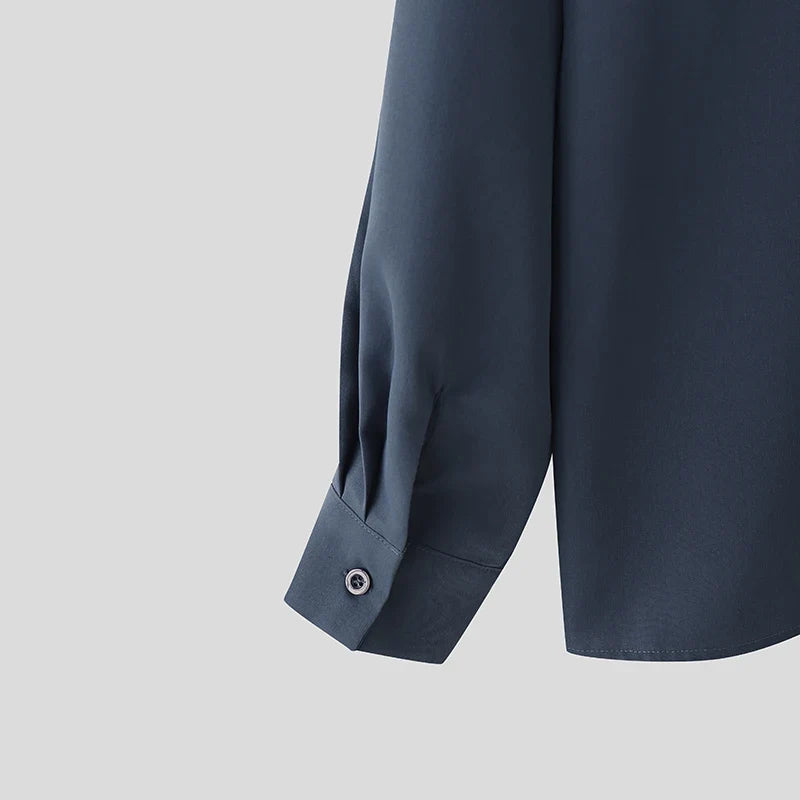 Contrast Collar Shirt