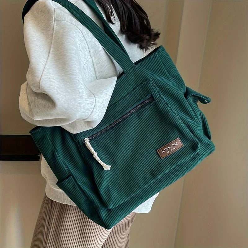 Corduroy Tote Bag