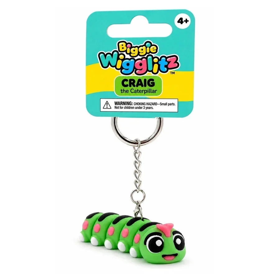 Biggie Wigglitz Craig the Caterpillar Keychain - 66% Bigger