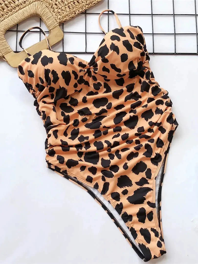 Leopard One Piece Swimsuit