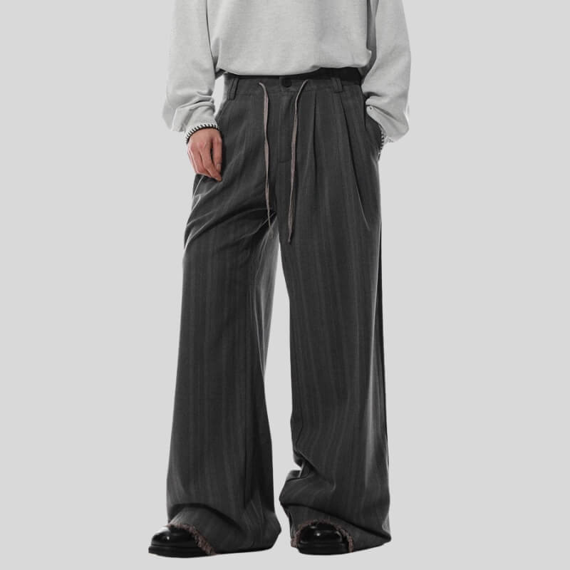 Pinstripe Drawstring Pants