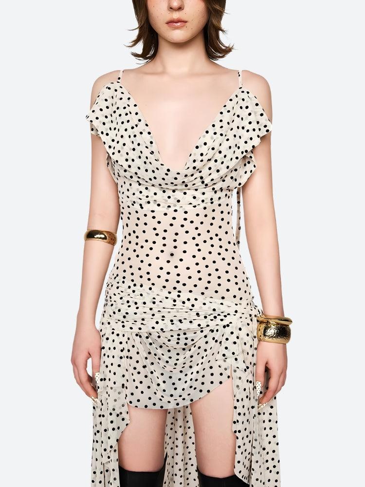 Polka Dot Mini Dress