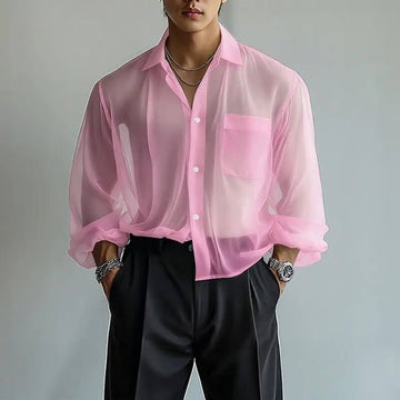 Sheer Button Shirt