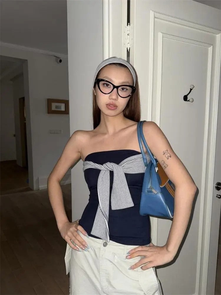 Shirt Tie Top